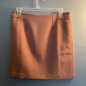 WHITE HOUSE BLACK MARKET Sz 14 Light Mauve Pink Pencil Skirt Lined